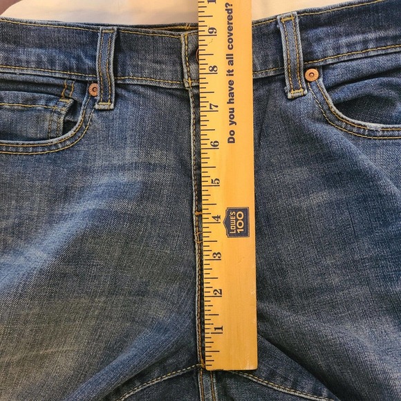 Levi's 515 Boot Cut Mid Rise Jeans Med Wash Back Pocket Detail, Womens Size 4S - Picture 8 of 10